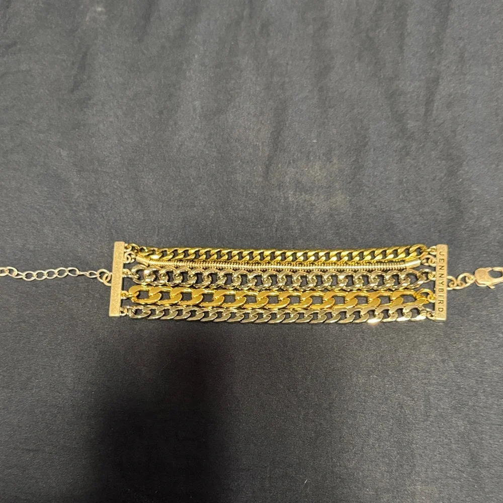 Jenny Bird Gold and Silver Layered Bracelet
